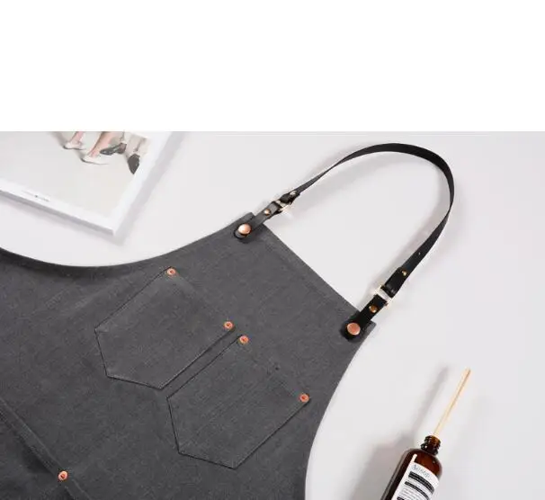 barista   hair manicure work   restaurant floral painting apron