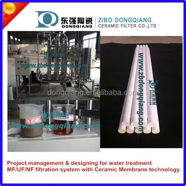 ceramic ultrafiltration membrane for fermentation broth clarification
