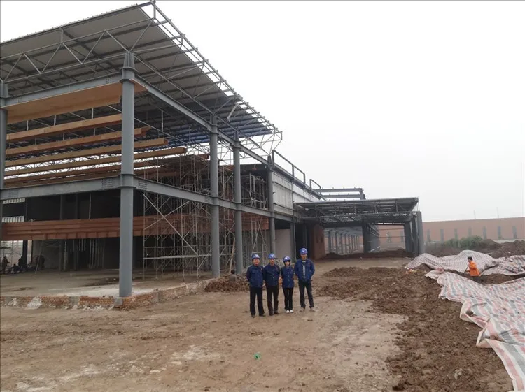 Construction Design Steel Frame Structure Prefabricated Warehouse /Bulidings