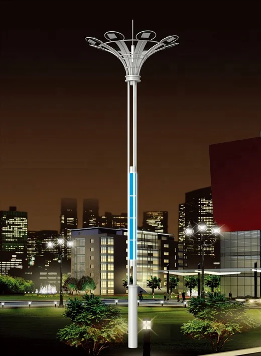 
LED Solar Power Supply High Mast Lighting Supplier 
