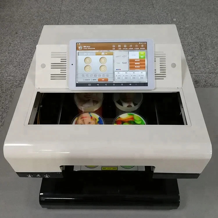 Directly print digital selfie hot coffee printer 3d machine