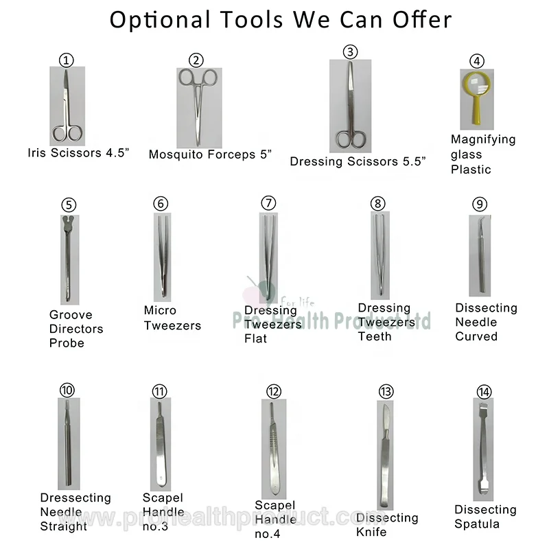 Suture Kit Surgical Training Practice For Student Suturing Training, include 3 layers Large Suture Pad With Pre-cut Wounds