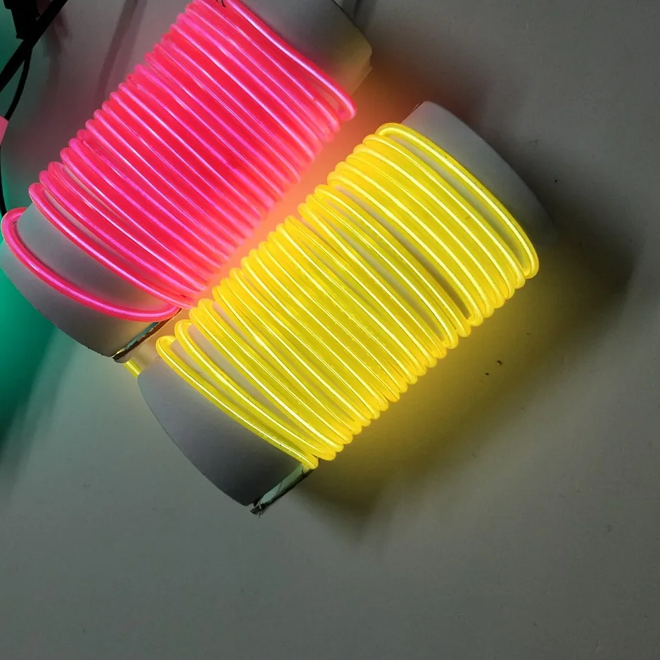  Провод Hilo Neon Luces светящийся неоновый кабель Tira Luz Led USB