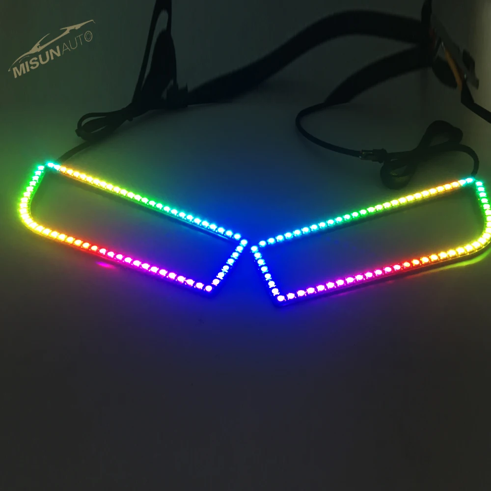 Гоночная светодиодная фара rgb кольцо ореола rzr