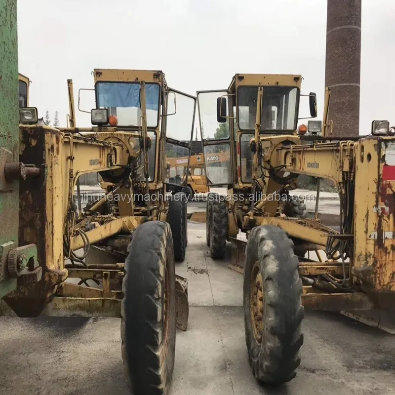  Оригинальный б/у автогрейдер komatsu GD511 Строительная техника много запасов на
