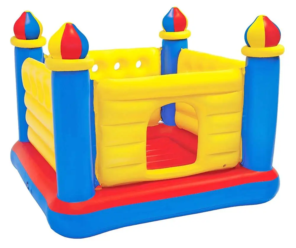 LC Inflatable Colorful Jump O Lene Kids Ball Pit Castle Bouncer For Age 3 Above