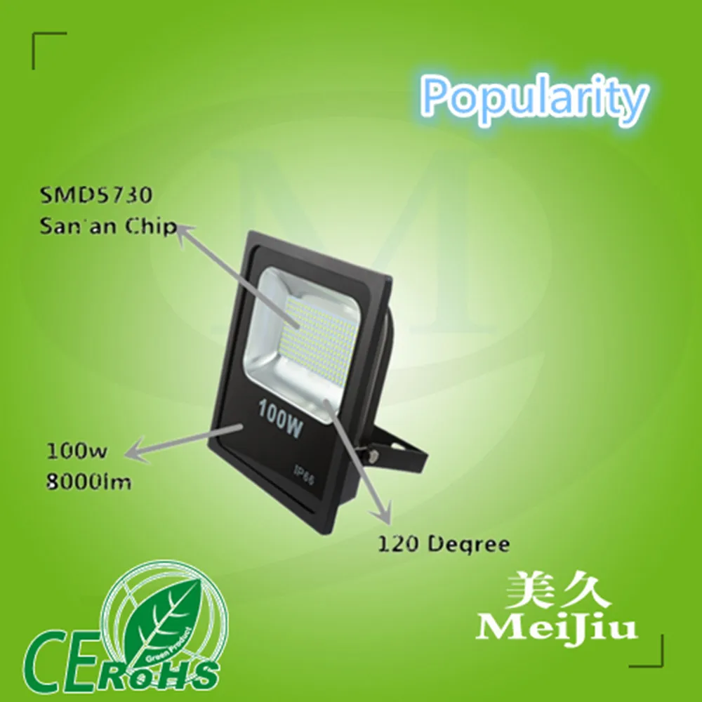 Лидер продаж 100 Вт smd5730 2700-7000 К IP66 Светодиодный прожектор для торгового центра проекта свет