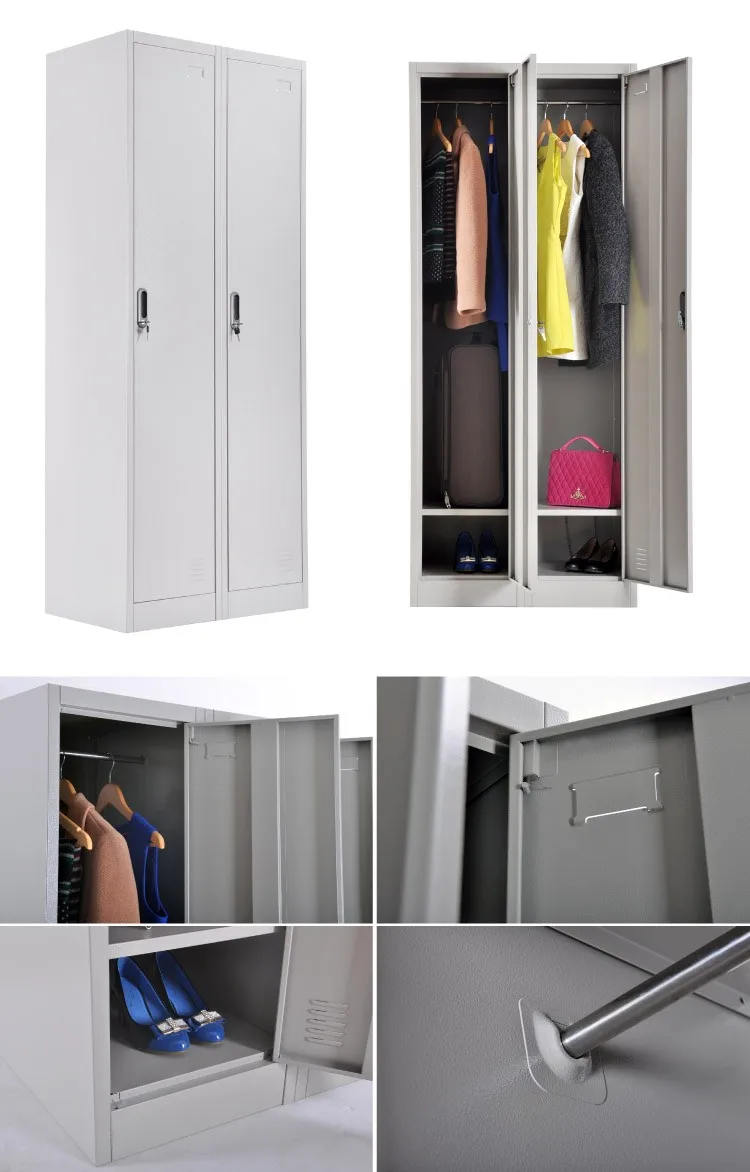 China factory direct sale living room cheap price alrimah steel wardrobe closet