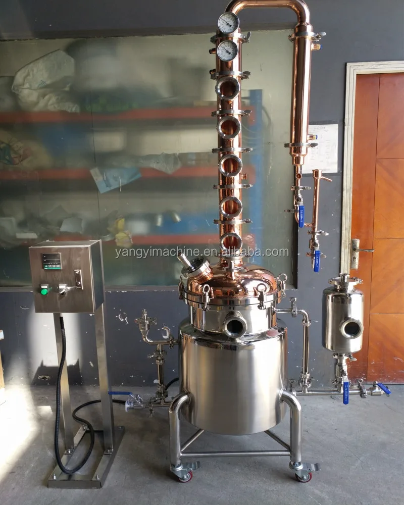 100L 200L home brew distiller with copper flute column