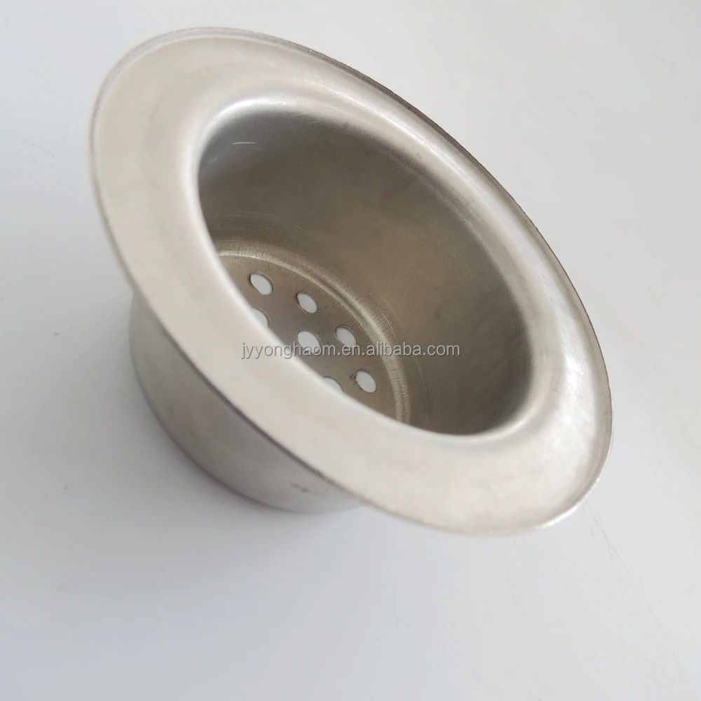 Customized stainless steel basket strainer sink drain plug stopper