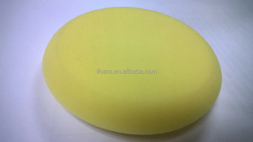 4 inch Tyre Black Foam buffing sponge Car applicator waxing pad for car care