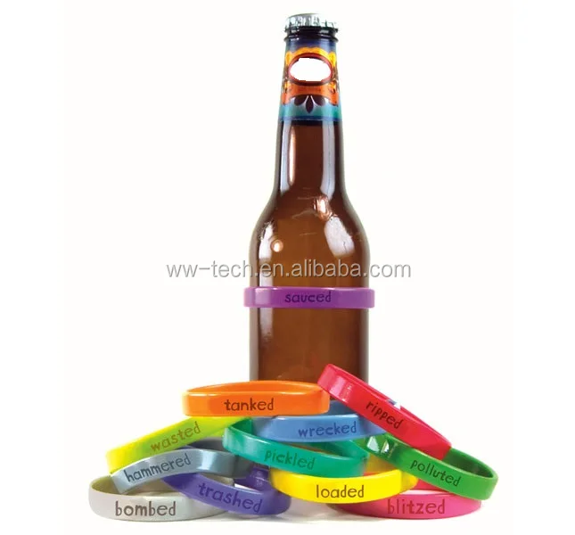 Silicone Beer Bottle Markers Bands