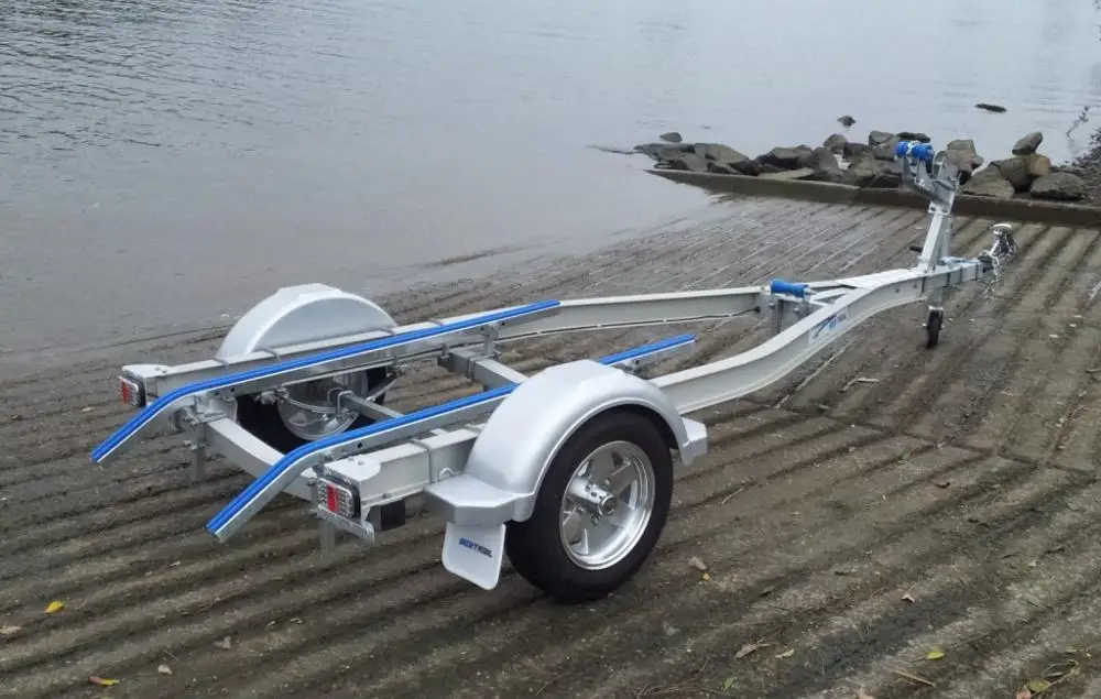 2018 алюминий 4,2 м-5,6 м одноосный и тандемный прицеп для лодочного прицепа