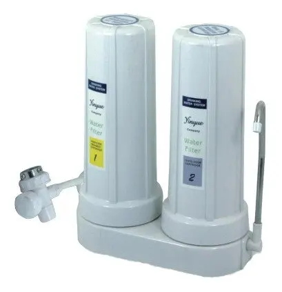 three stages counter top kitchen home water filter
