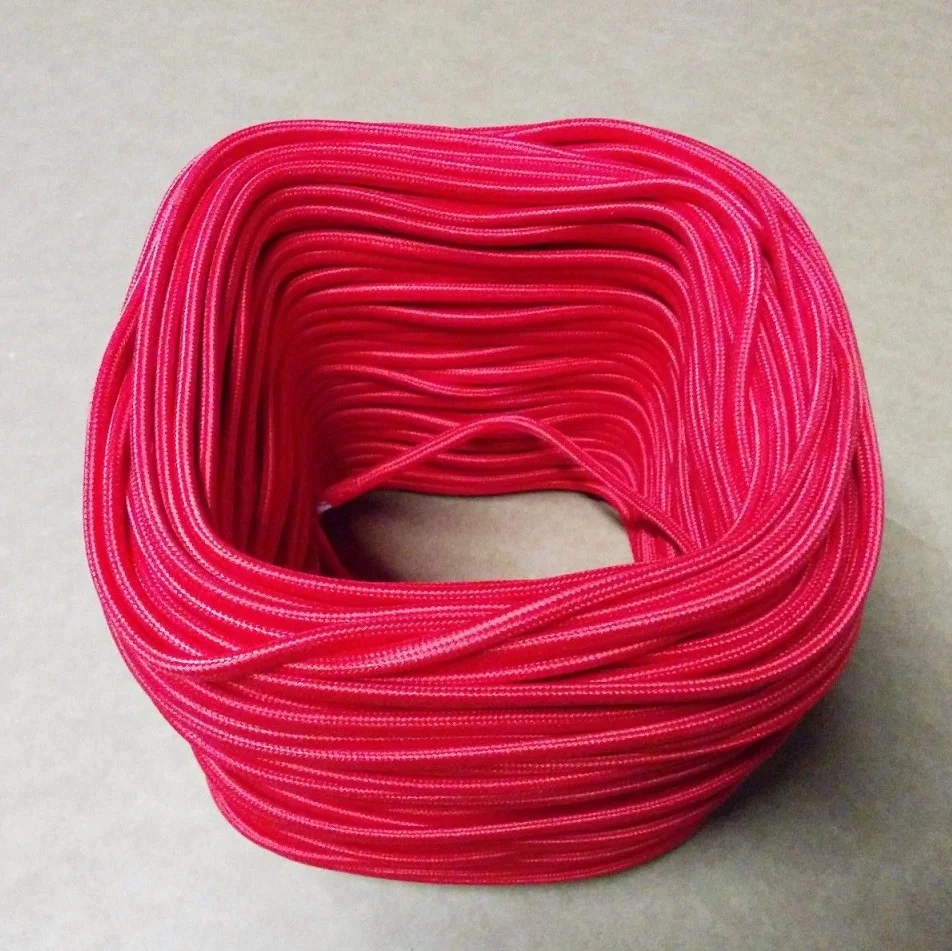 Vintage Color 2 core twist braided fabric cable flex wire electric Cloth Covered Twisted Electrical Wire Vintage Lamp Cord