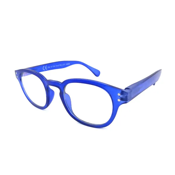 Cheap plastic Blue block  reading glasses
