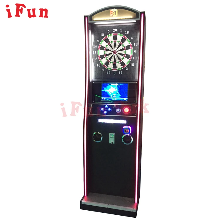 Hot Selling Indoor Sport Dart Club Forever 2 Coin Operated Electronic Online Soft Darts Board Video Game Machine for