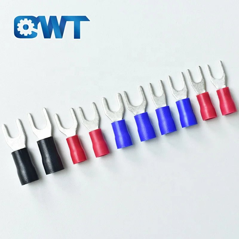 QWT automotive electric copper crimp blade tab faston types terminales quick connector male female spade terminal connector