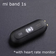 Original Xiaomi Mi Band 1S Smart Bracelet Xiaomi MiBand 1S Heart Rate Monitor Bluetooth IP67 Waterproof only the host