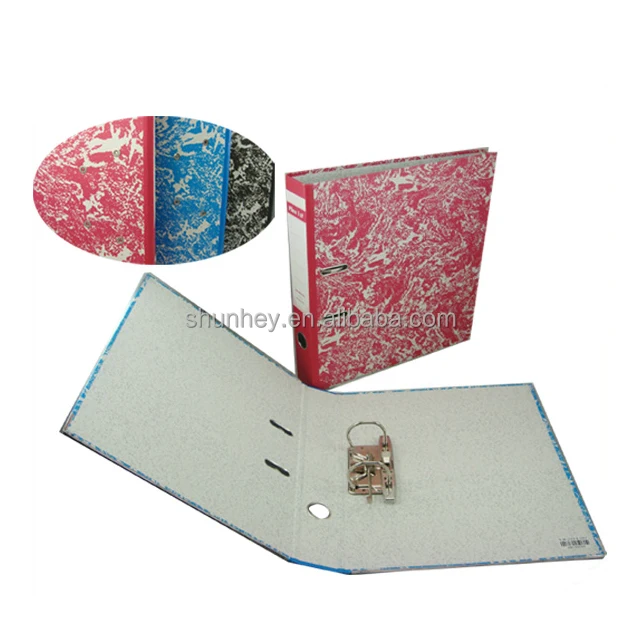 
FC size 2-Ring 2-Inch Premium FC Sized European Binder, Black/Red/Blue,Lever arch file 