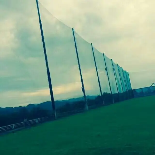 knotted or knotless golf driving range net golf course fencing