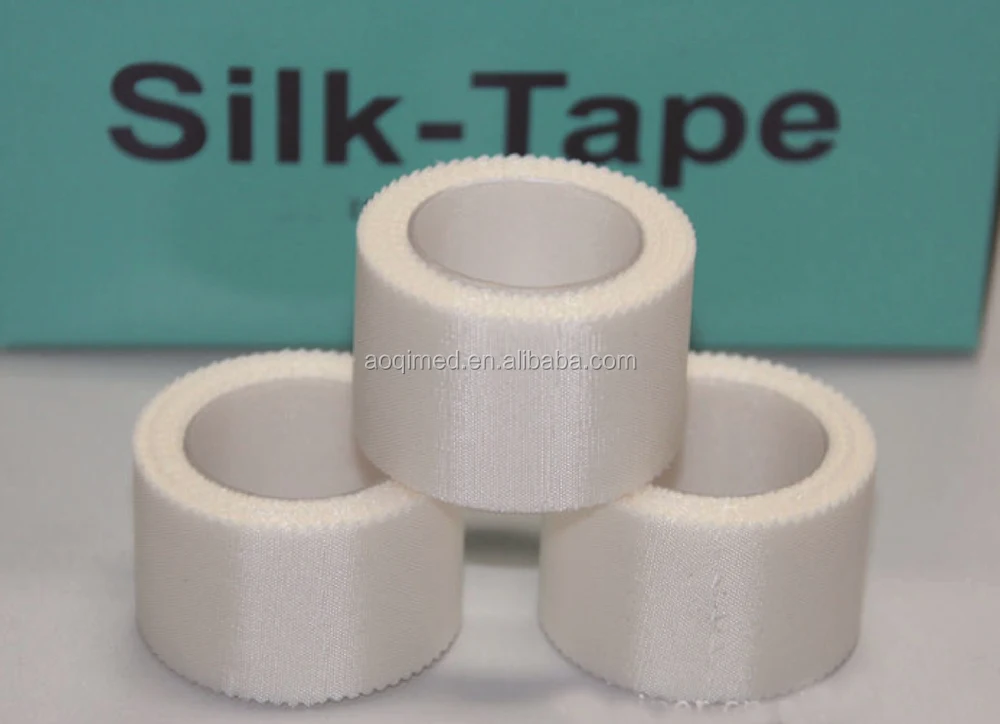 Medical adhesive fabric silk tape with custom specifications