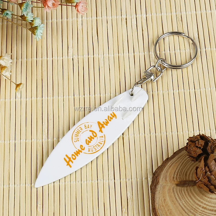 Most popular Personalized Plastic surfboard keychain