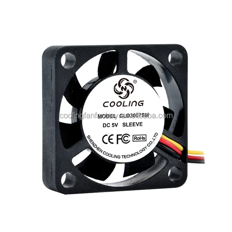 30mm Axial Fan 30x30x7mm DC 5V 12V Cooling Fan