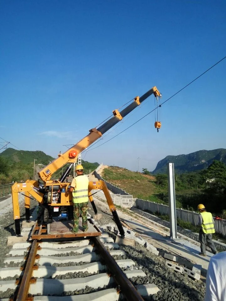 Foldable Crawler Mini Hoist Crane with CE Certificate and ISO Approval