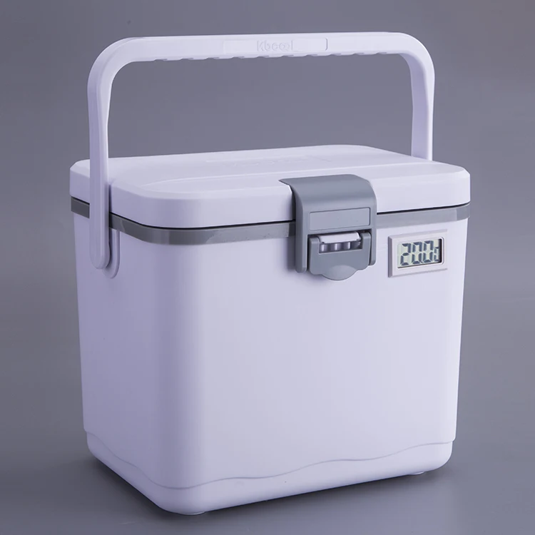 
For blood transport cooler box keep the temperature at 2-8 degree 12-48H, Mini insulin medical transport cooler box 
