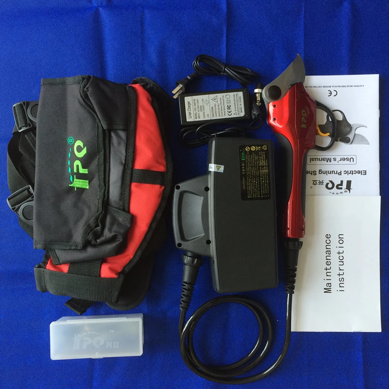 Телескопические электрические ножницы с литий-ионным аккумулятором и длинным удлинителем