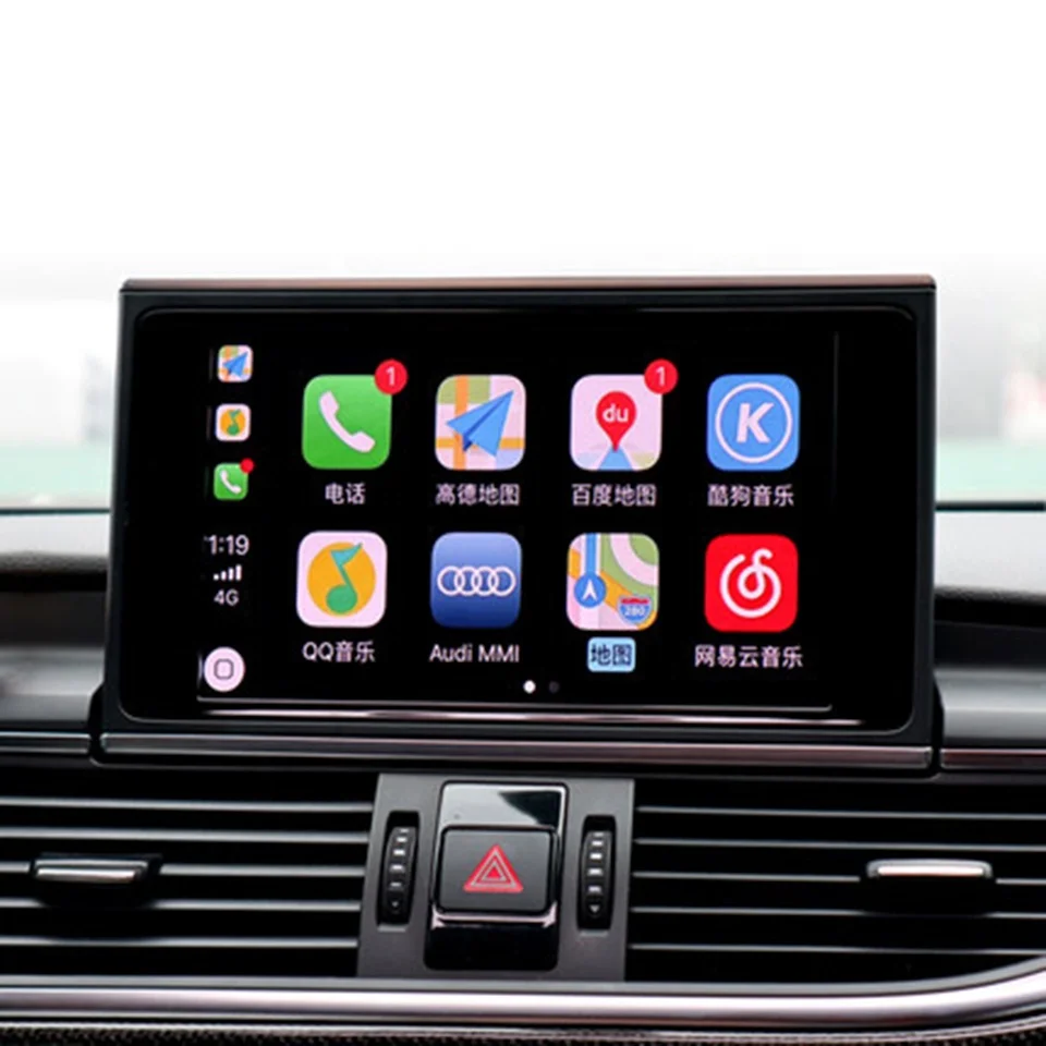 Автомобильный радиоприемник беспроводной интерфейс CarPlay для AUDI S3 S4 S6 SQ5 MMI3G/ MIB System Apple Car Play Smart Box модуль камеры заднего вида