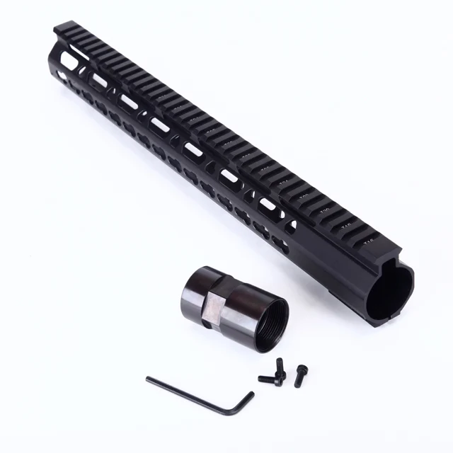 
AR parts Yuntu manufacturer shooting AR Free Floating handguard AR15 parts aluminum 6061 