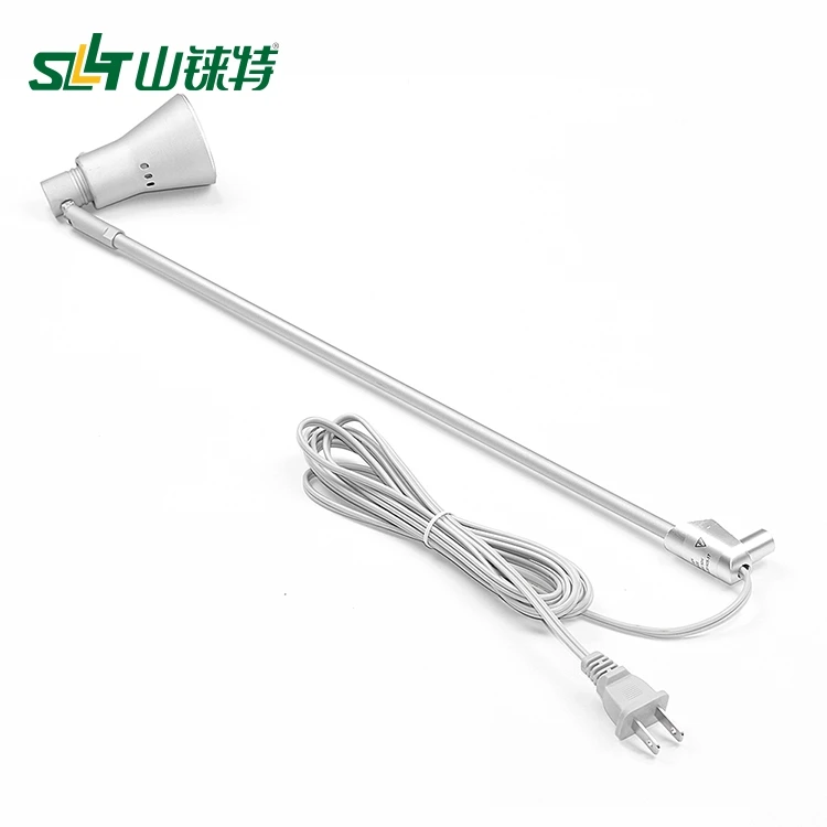 Trade show halogen light, exhibition halogen long arm light, booth pop up system, 380Lm, 50W, 110V/220V.