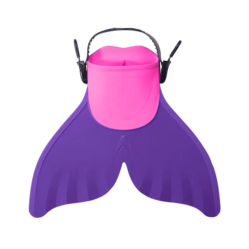 Wave mermaid mono fings Kids free-diving cheap swim mermaid tail with monofin flipper big mono fins