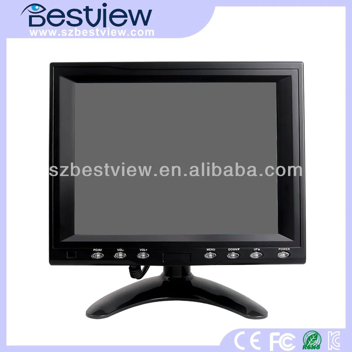 for entertainment/casino systems 8 inch lcd 4 wires resistive touch monitor vga monitor with touch screen