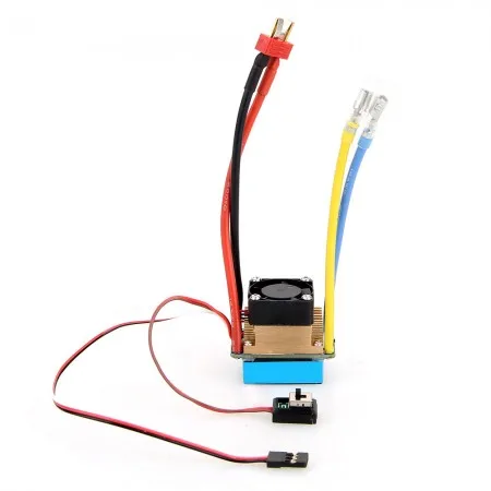 Waterproof Brushed ESC 320A 3S with Fan 5V 3A BEC T-Plug For 1/10 RC Car