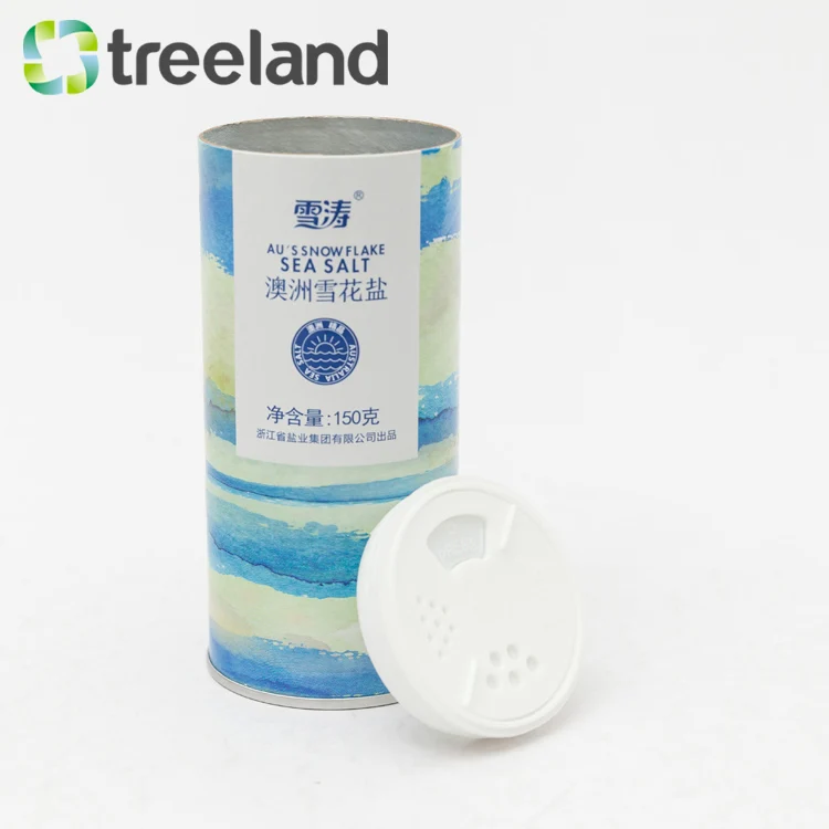 Salt Cans Spice Packaging Paper Tube Condiment Canister