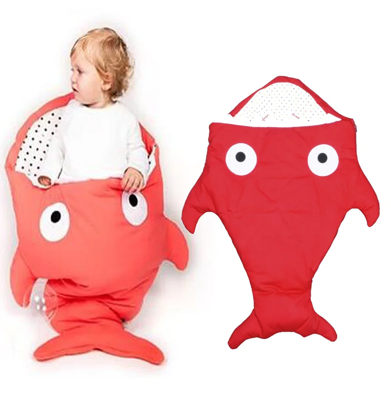 Girls baby Sleeping Bag Warm Winter Cartoon Boys Baby Sleeping Bag for Strollers Newborn Swaddle Bedding