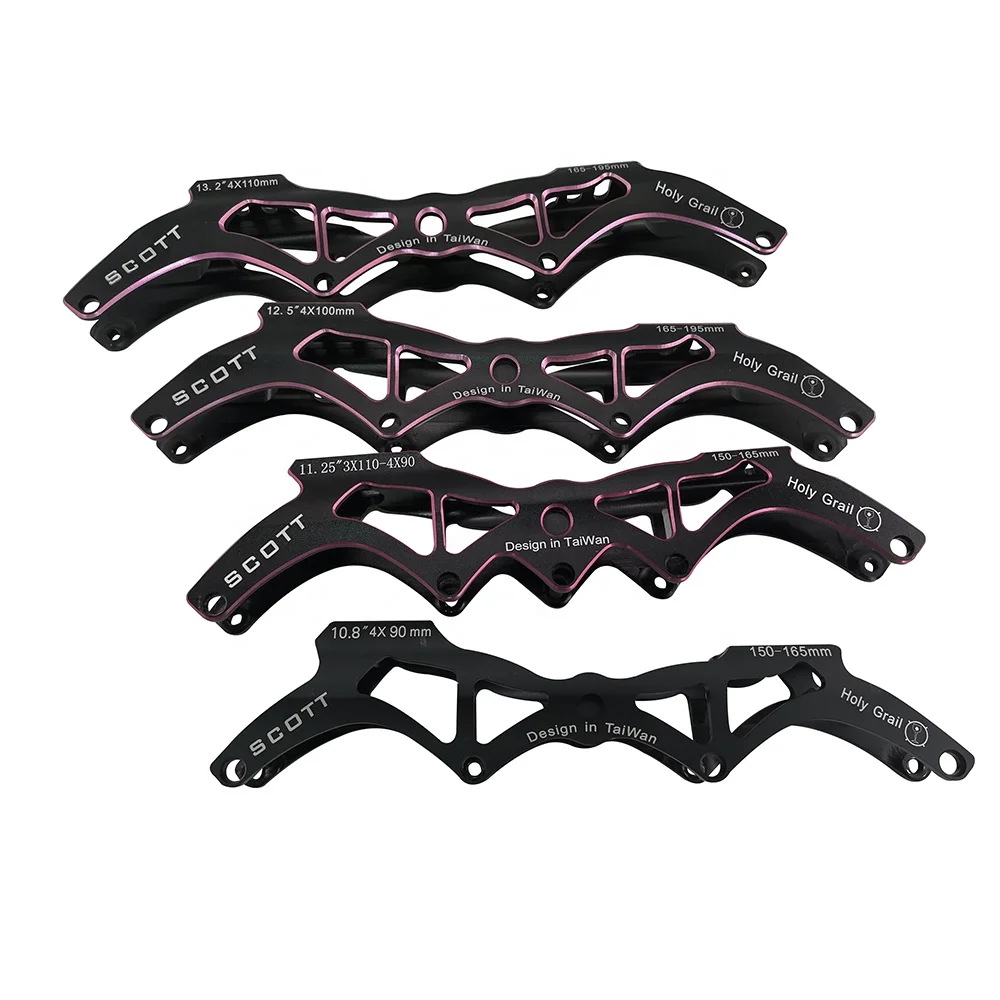 Professional Racing Inline Speed Skate Chassis Aluminum Alloy CNC Speed Inline Skate Frame