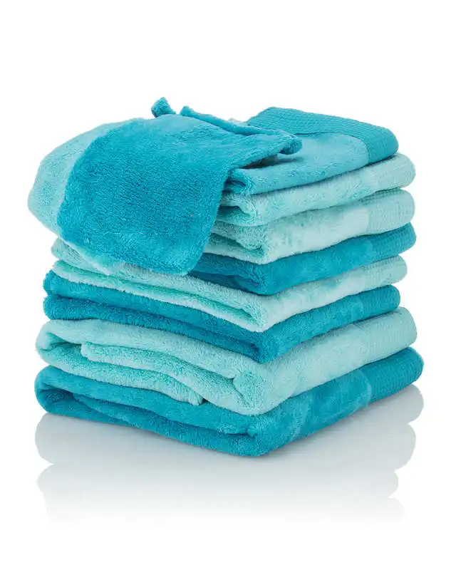 Microfiber 80% polyester 20% polyamide coral fleece hand towel coral fleece towel