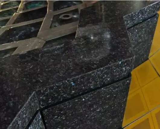 
Tiles Slabs Countertops Sparkle Black Artifical Quartz Stone 