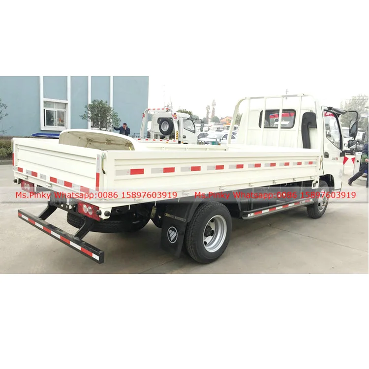 China Petrol Gasoline Engine Light Cargo Truck Mini Foton Vehicles for Sales