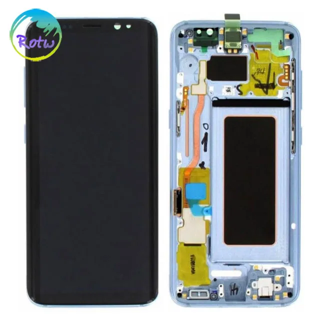 
OEM LCD Display Touch Screen Digitizer Assembly with Frame For samsung galaxy S8 G950 lcd 