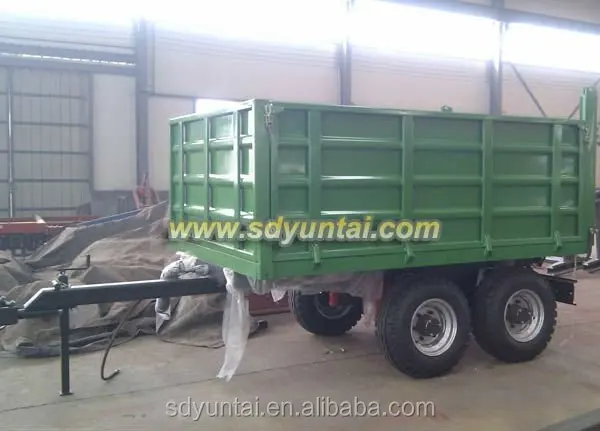 5 ton farm tipping four wheel tractor farm trailer
