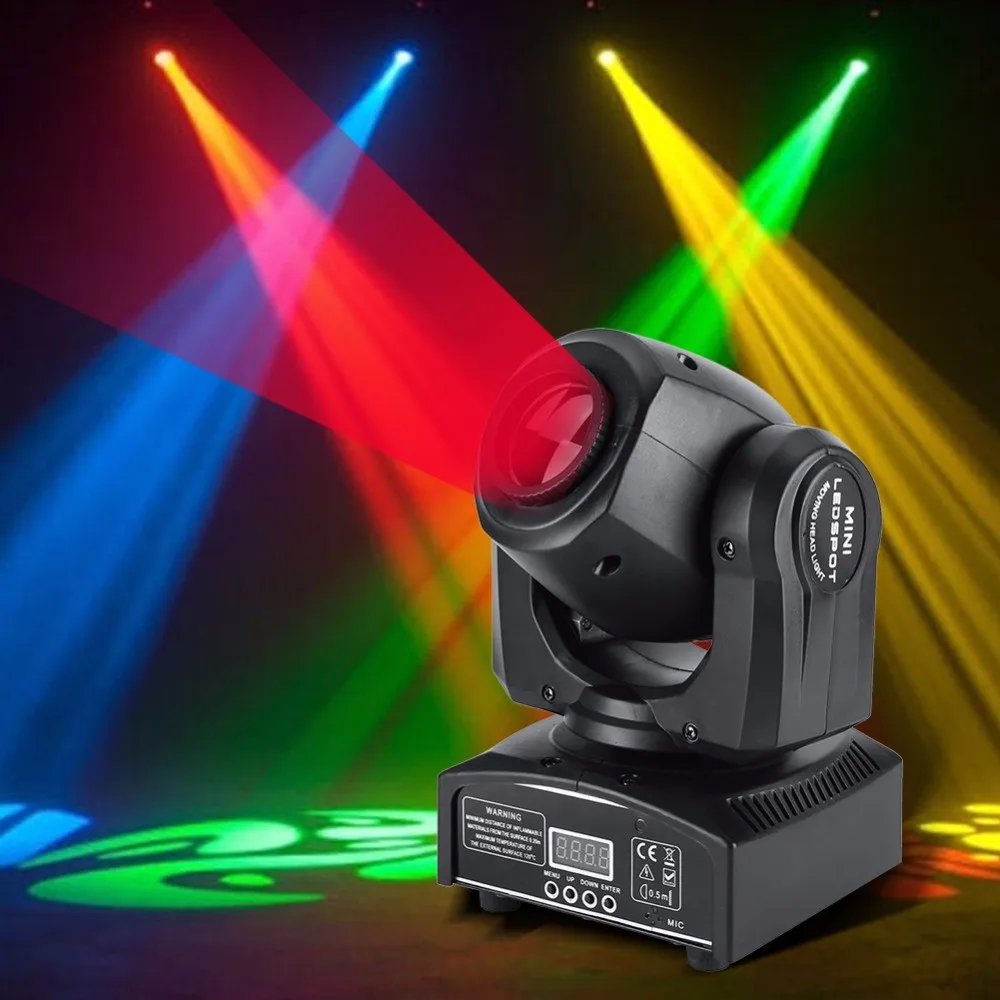 30W LED Move Head RGBW Beam Lights DMX Live Show DJ Disco Events Party Stage Spot Lighting