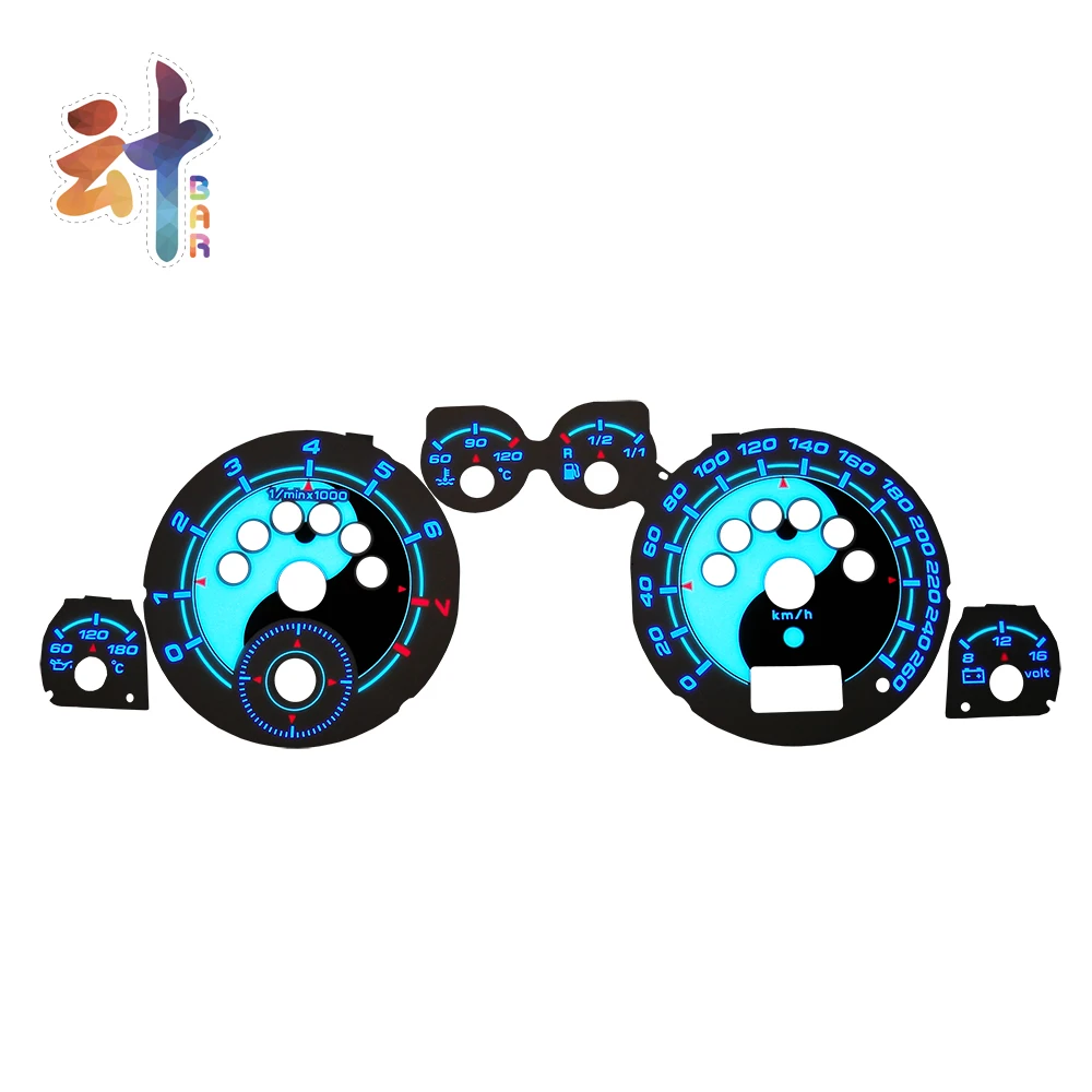 Автомобильный индикатор свечения света индивидуальный стиль TG только цифровой приборной