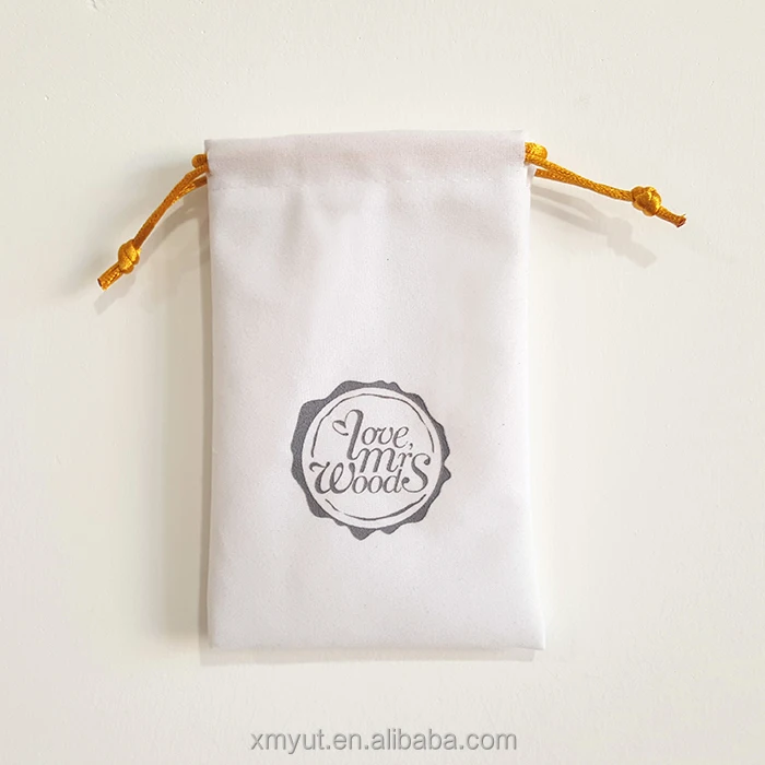 custom velvet drawstring jewellery pouch bag