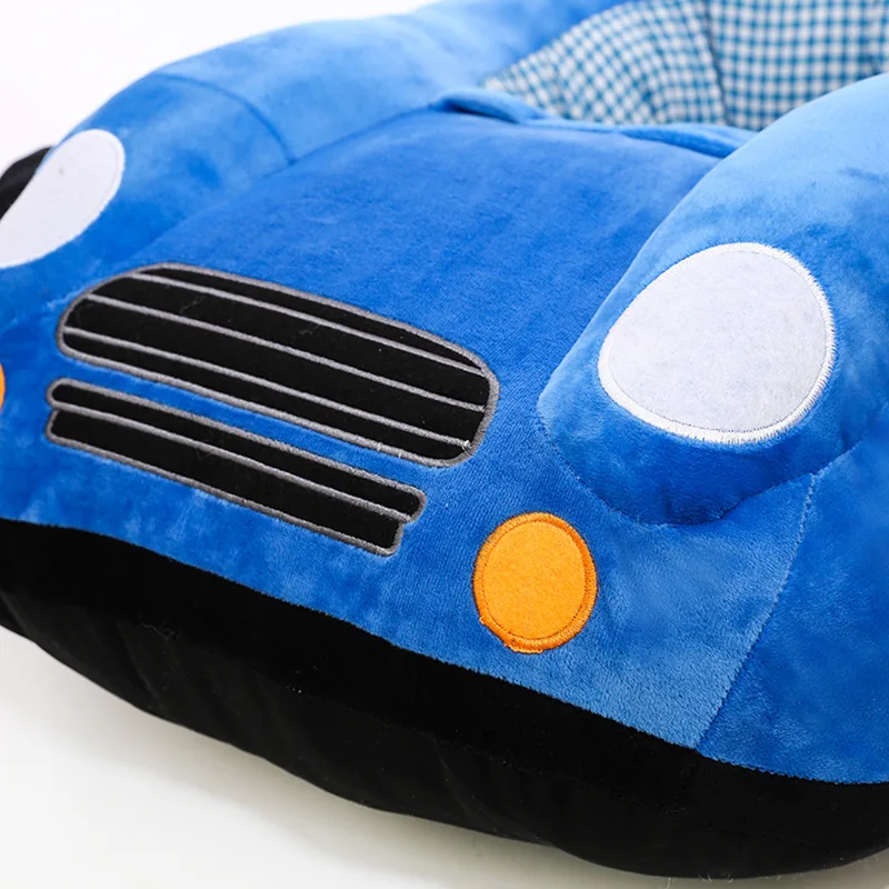 Милый маленький мультяшный плюшевый раздвижной гоночный картинг для детей