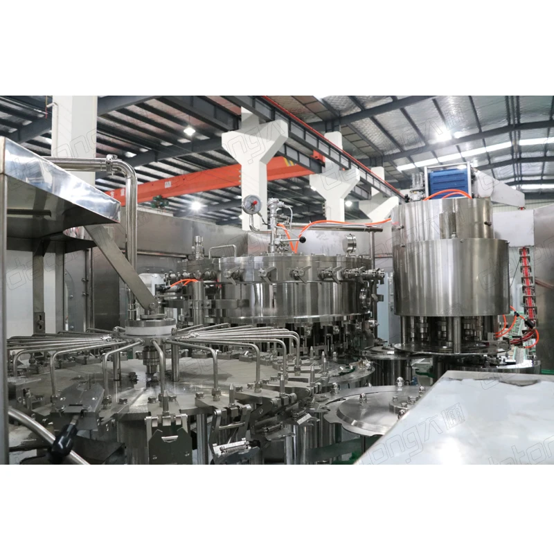 Производственная линия для заполнения газированных